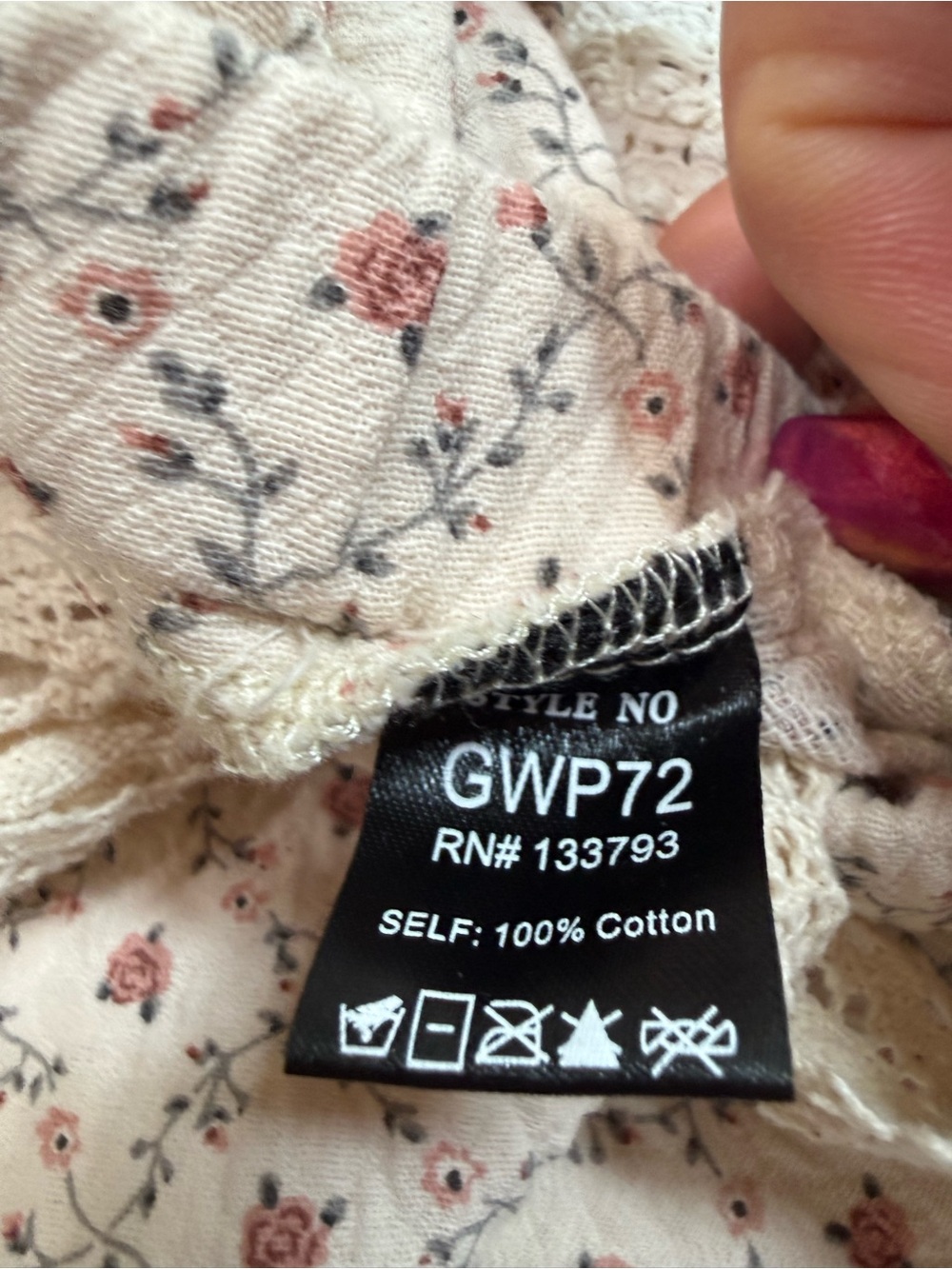 H014 New POL L 17-21 Cream Culotte Pants with Pink Patch Pockets - Picture 13 of 13